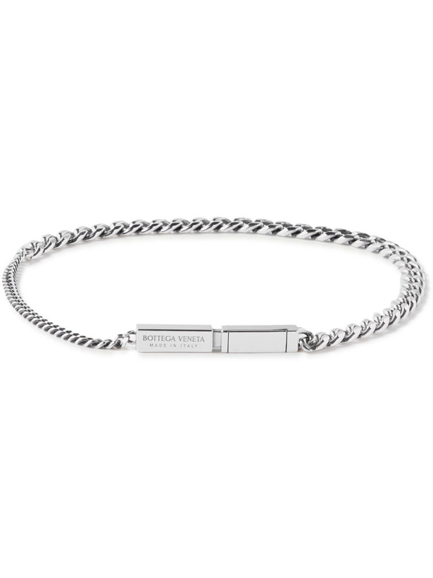 Photo: Bottega Veneta - Sterling Silver Chain Bracelet - Silver