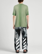Amiri Mens T-shirt in Sage green