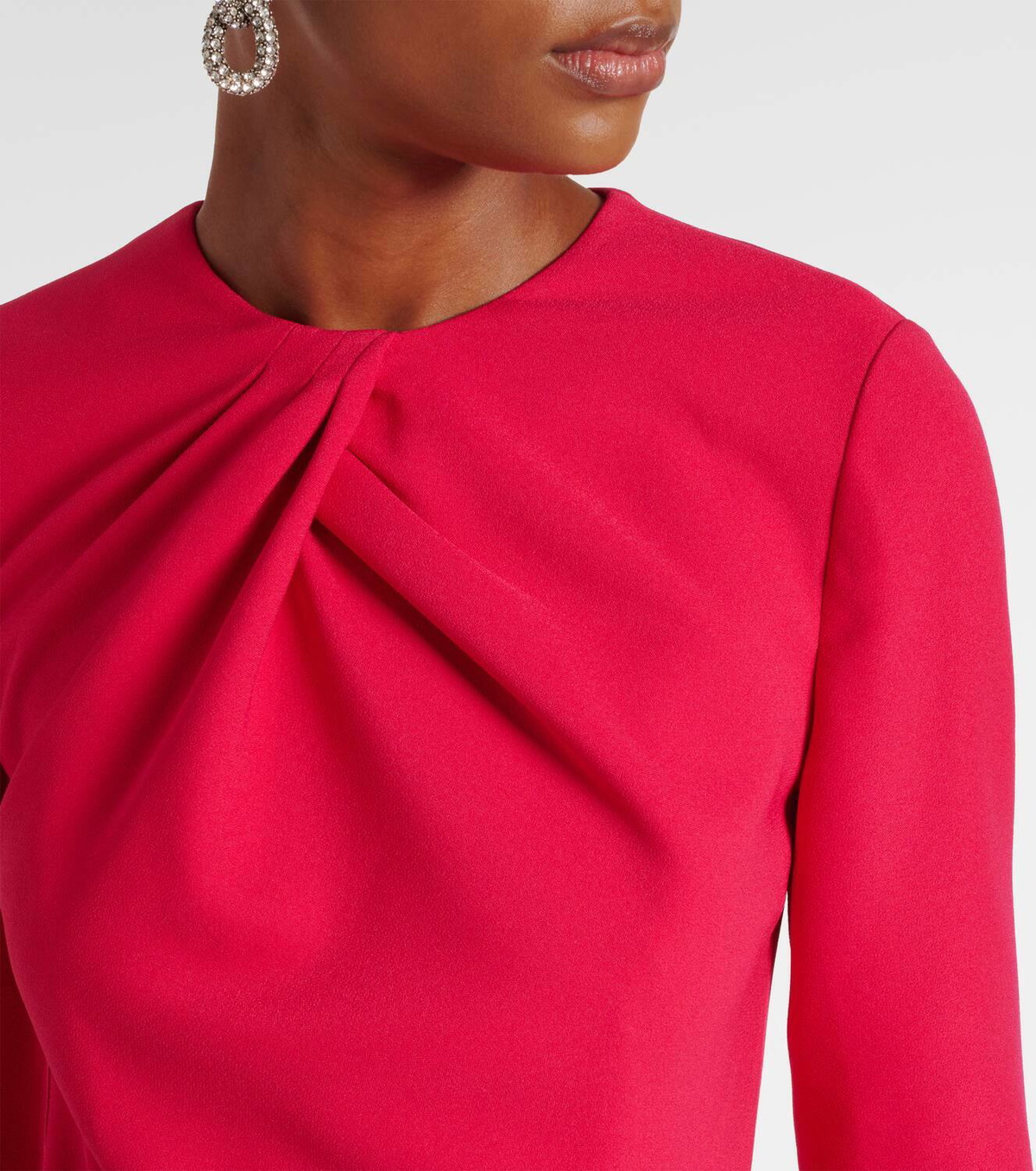 Safiyaa Belted midi dress