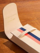 Rapport London - laCalifornienne Striped Leather Watch Pouch