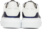 Alexander McQueen Blue & White Oversized Sneakers