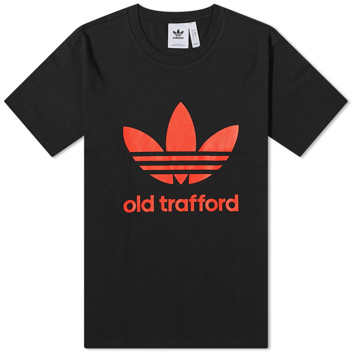 Photo: Adidas Manchester United Old Trafford Trefoil Tee