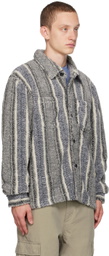 Stüssy Gray Stripe Shirt