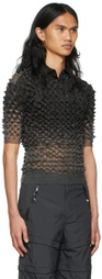 Chet Lo SSENSE Exclusive Black Heavenly Gradient Polo