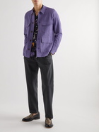 A Kind Of Guise - Levante Stretch-Cotton Seersucker Jacket - Purple