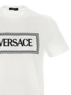 Versace Logo Cotton T Shirt