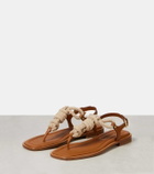 Prada Leather thong sandals