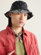 KAPITAL - Logo-Appliquéd Bandana-Print Cotton Bucket Hat