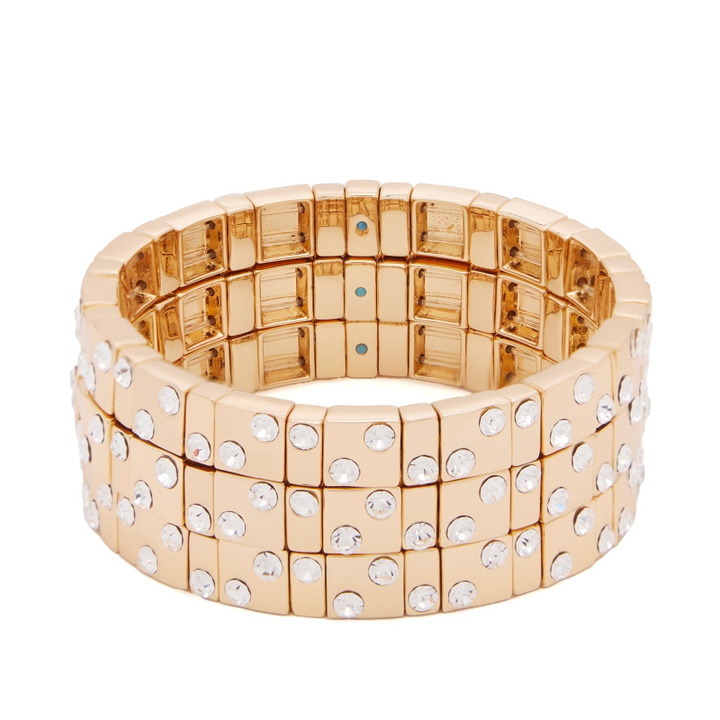 Photo: Roxanne Assoulin Women's Twinkle Twinkle Bracelets - Set of 3 in Multi 