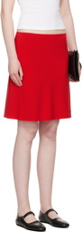 Sandy Liang Red Lyon Midi Skirt