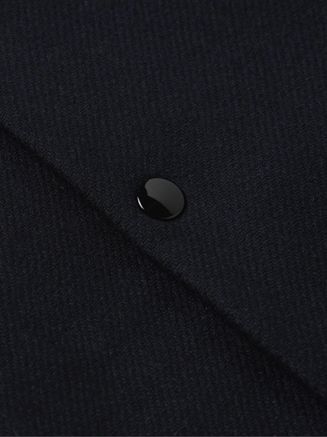 A.P.C. - Micky Virgin Wool-Blend Twill Bomber Jacket - Blue