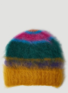 Mohair Beanie Hat in Multicolour