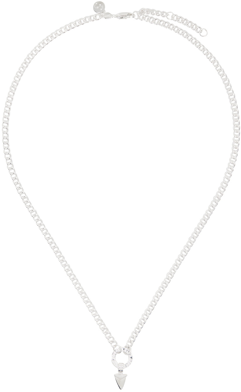 Stolen Girlfriends Club Silver Halo Tooth Necklace