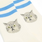 Rostersox Cat Socks in Blue