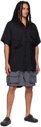 DAIWA PIER39 Black Bombay Safari Shirt