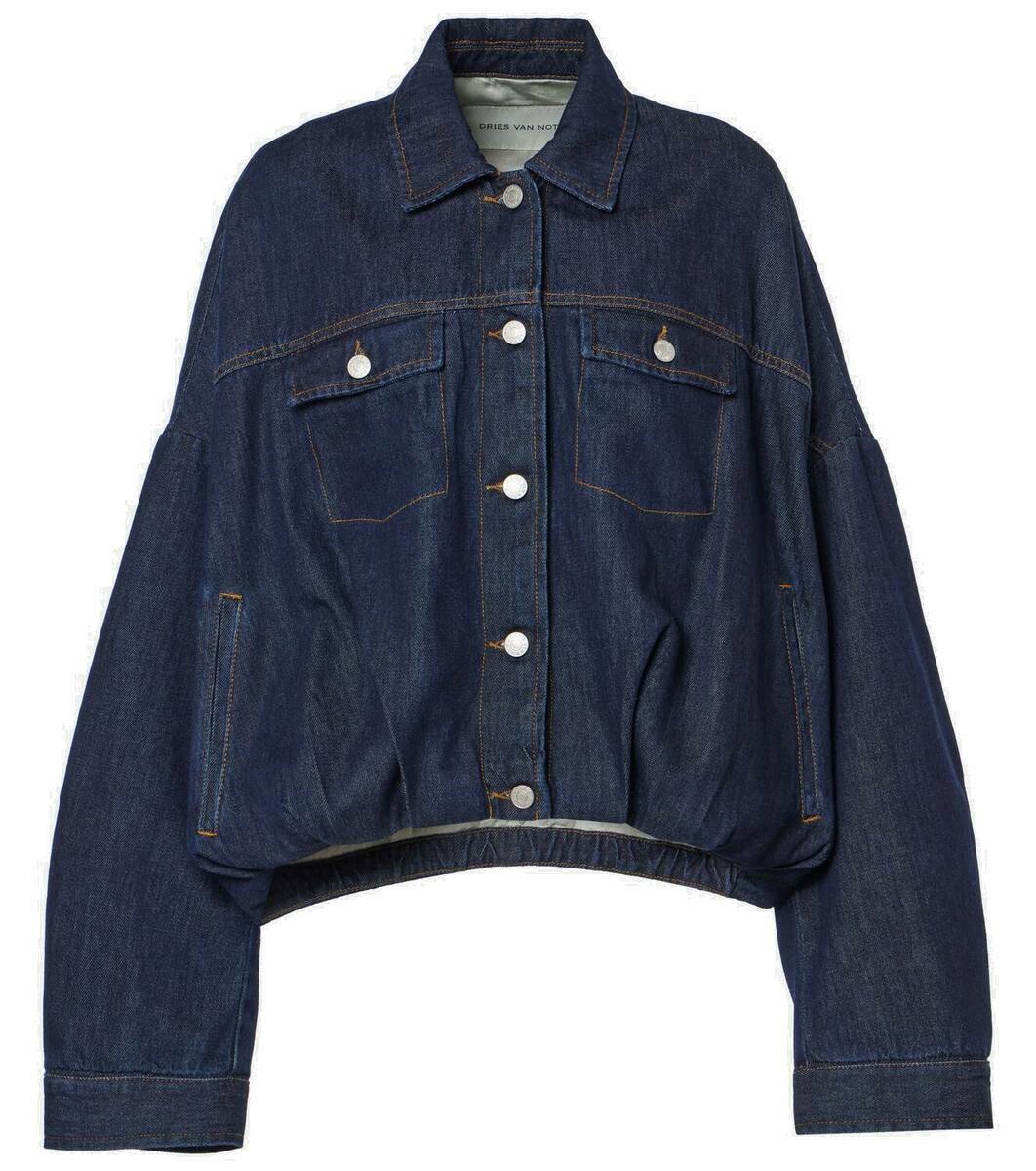 DRIES VAN NOTEN | VISKIN INDIGO DENIM JACKET ジャケット DRIES VAN NOTEN | VISKIN INDIGO DENIM JACKET ジャケット