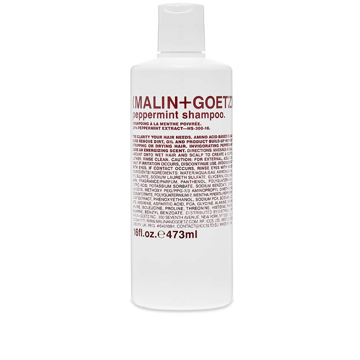 Photo: Malin + Goetz Peppermint Shampoo in 473ml