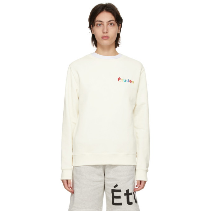 Photo: Etudes Off-White Story Logo Sweatshirt