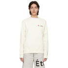 Etudes Off-White Story Logo Sweatshirt