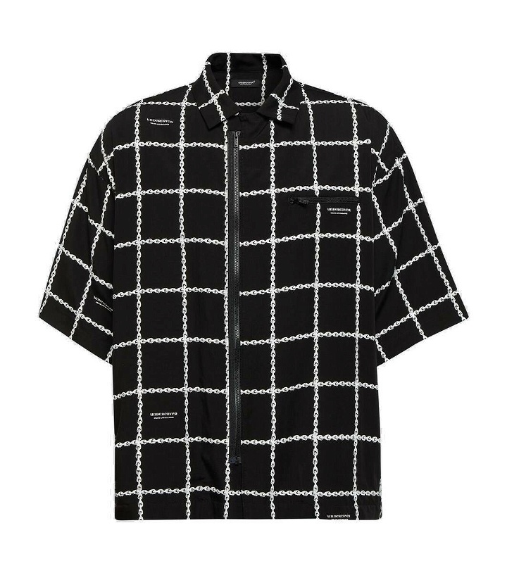 Photo: Undercover Printed technical bowling shirt
