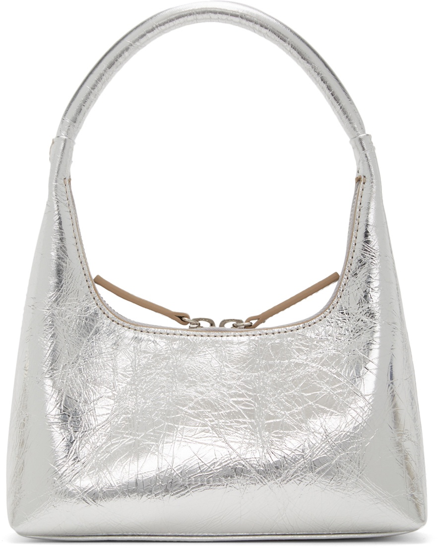 Marge Sherwood: Silver Zip Shoulder Bag
