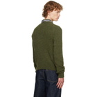 Dries Van Noten Green Alpaca Sweater