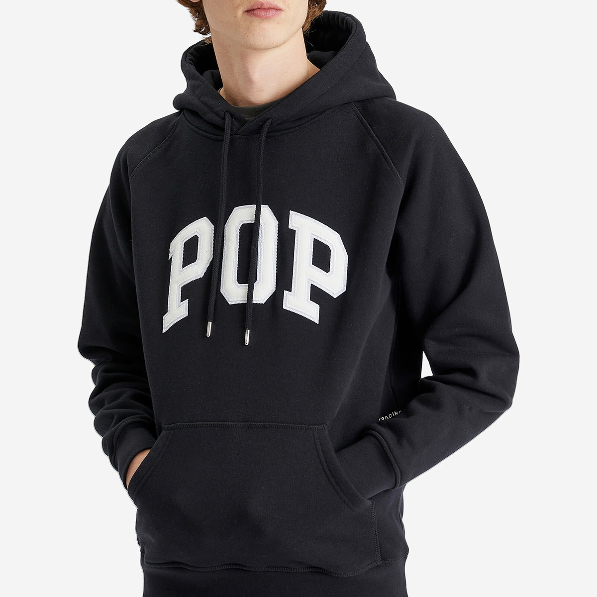 Pop Trading Company Men's Arch Logo Hoodie in Black