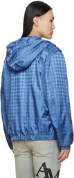 AMIRI Blue MA Quad Windbreaker Jacket