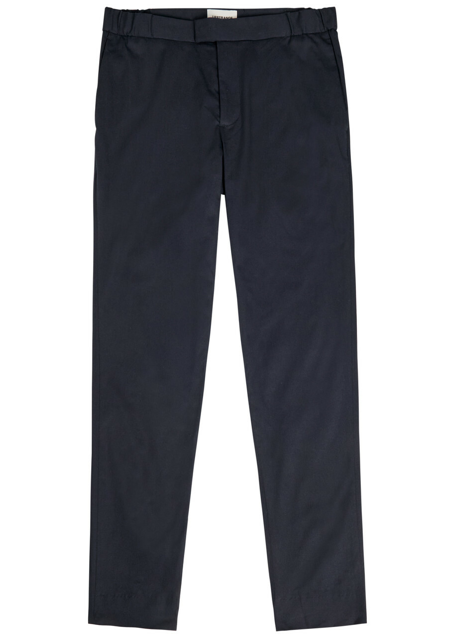Lestrange The 24 Classic Stretch-cotton Trousers Navy