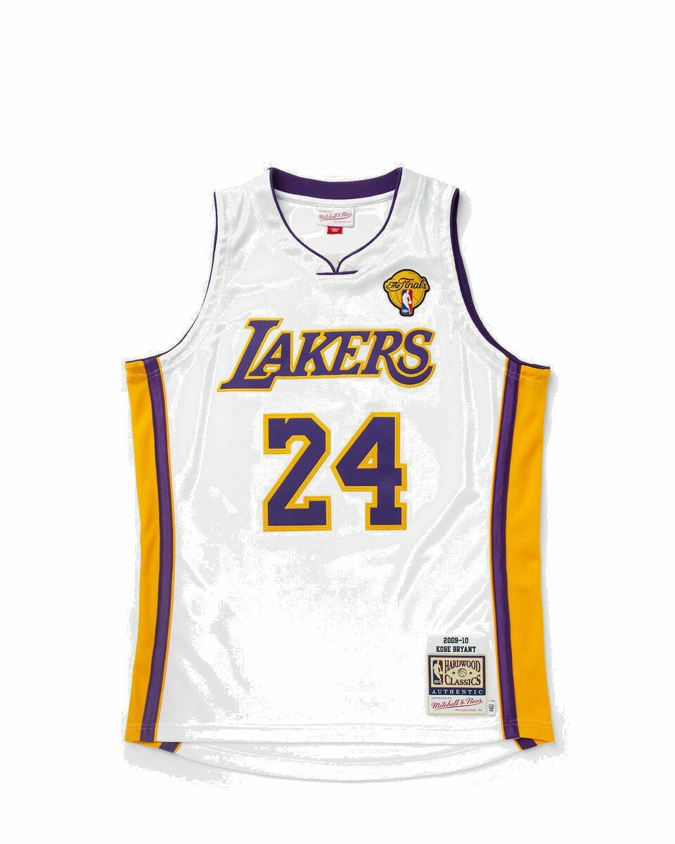 Photo: Mitchell & Ness Nba Authentic Jersey Los Angeles Lakers 2009 10 Kobe Bryant #24 White - Mens - Jerseys