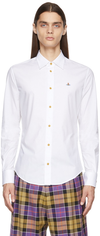 Photo: Vivienne Westwood White Poplin Slim Shirt