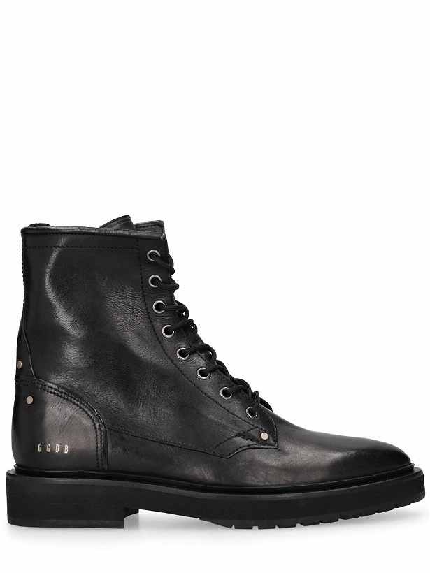 Photo: GOLDEN GOOSE - 20mm Combat Leather Boots