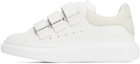 Alexander McQueen White Oversized Triple Strap Sneakers