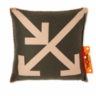 Off-White Arrow Logo Small Pillow in Powder