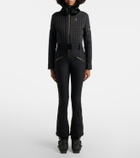 Toni Sailer Livette teddy-trimmed ski suit