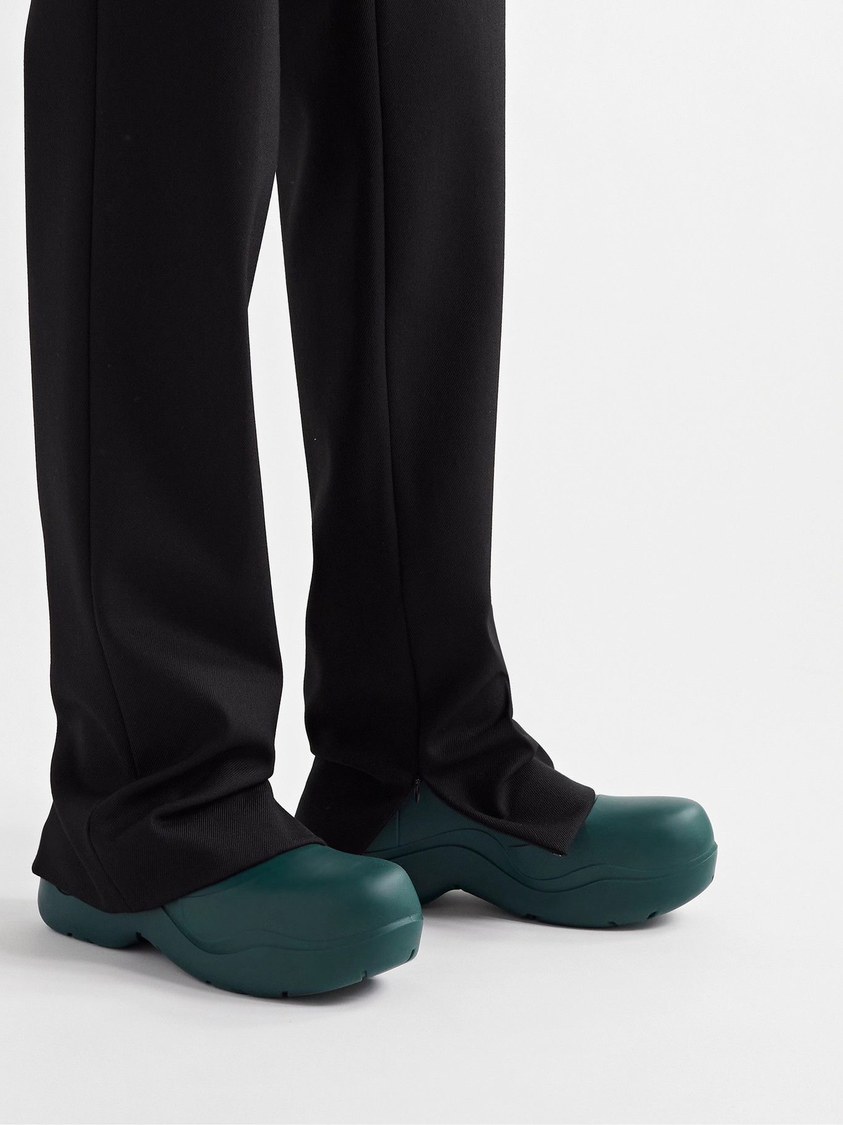 Bottega Veneta - Puddle Rubber Boots - Green Bottega Veneta
