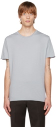 Filippa K Gray Organic Cotton T-Shirt
