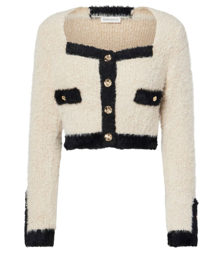 Photo: Nina Ricci Lamé cardigan
