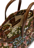 Valentino Garavani Antibes Small Floral-jacquard Tote bag - Multicoloured - One Size