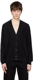 LEMAIRE Black Twisted Cardigan