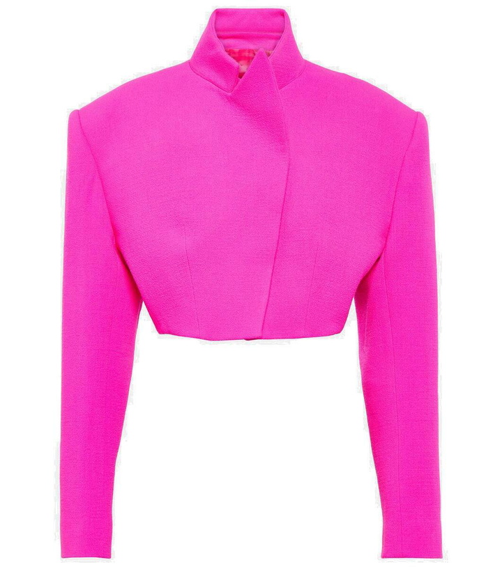 Photo: Alexandre Vauthier Cropped wool jacket