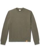 ASPESI - Fleece-Back Cotton-Jersey Sweatshirt - Green