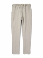 A Kind Of Guise - Tapered Linen Trousers - Neutrals