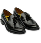Off-White - Polished-Leather Tasselled Loafers - Black