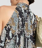 Proenza Schouler Printed high-neck top