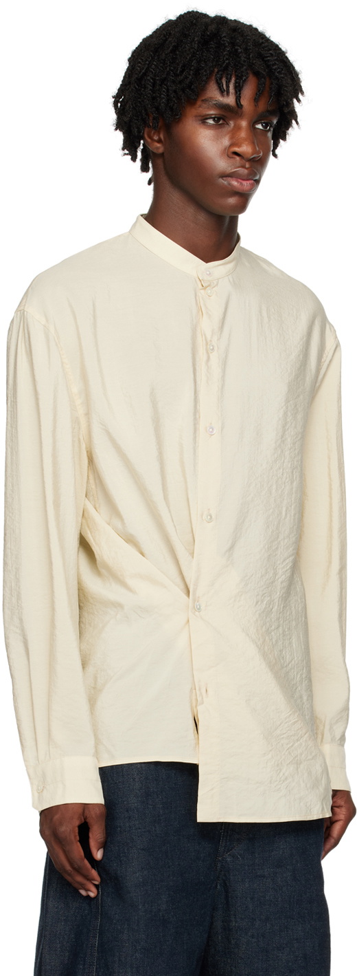 LEMAIRE Off-White Twisted Shirt Lemaire