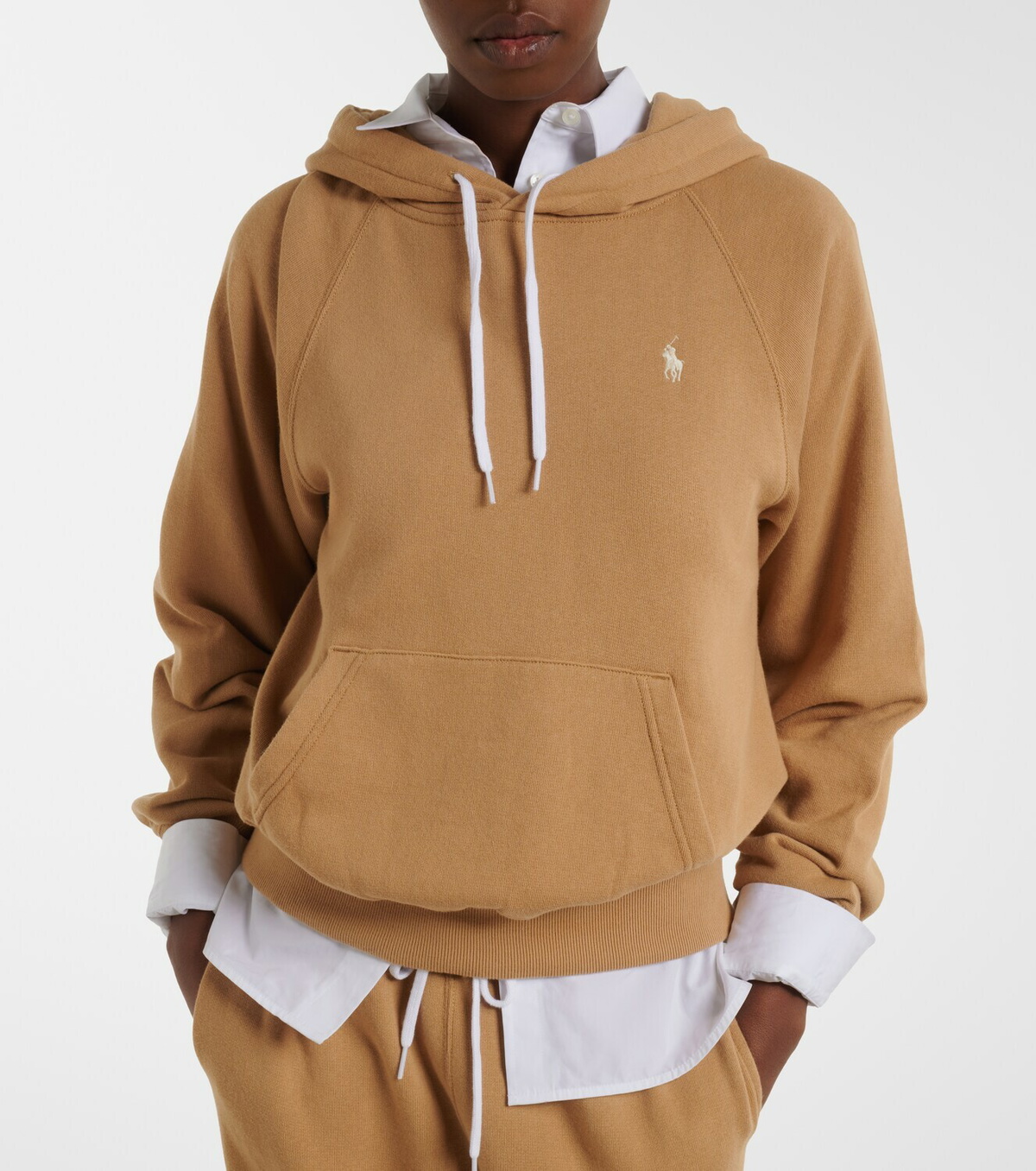 Polo Ralph Lauren Cotton-blend jersey hoodie