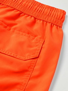 Anderson & Sheppard - Straight-Leg Mid-Length Swim Shorts - Orange