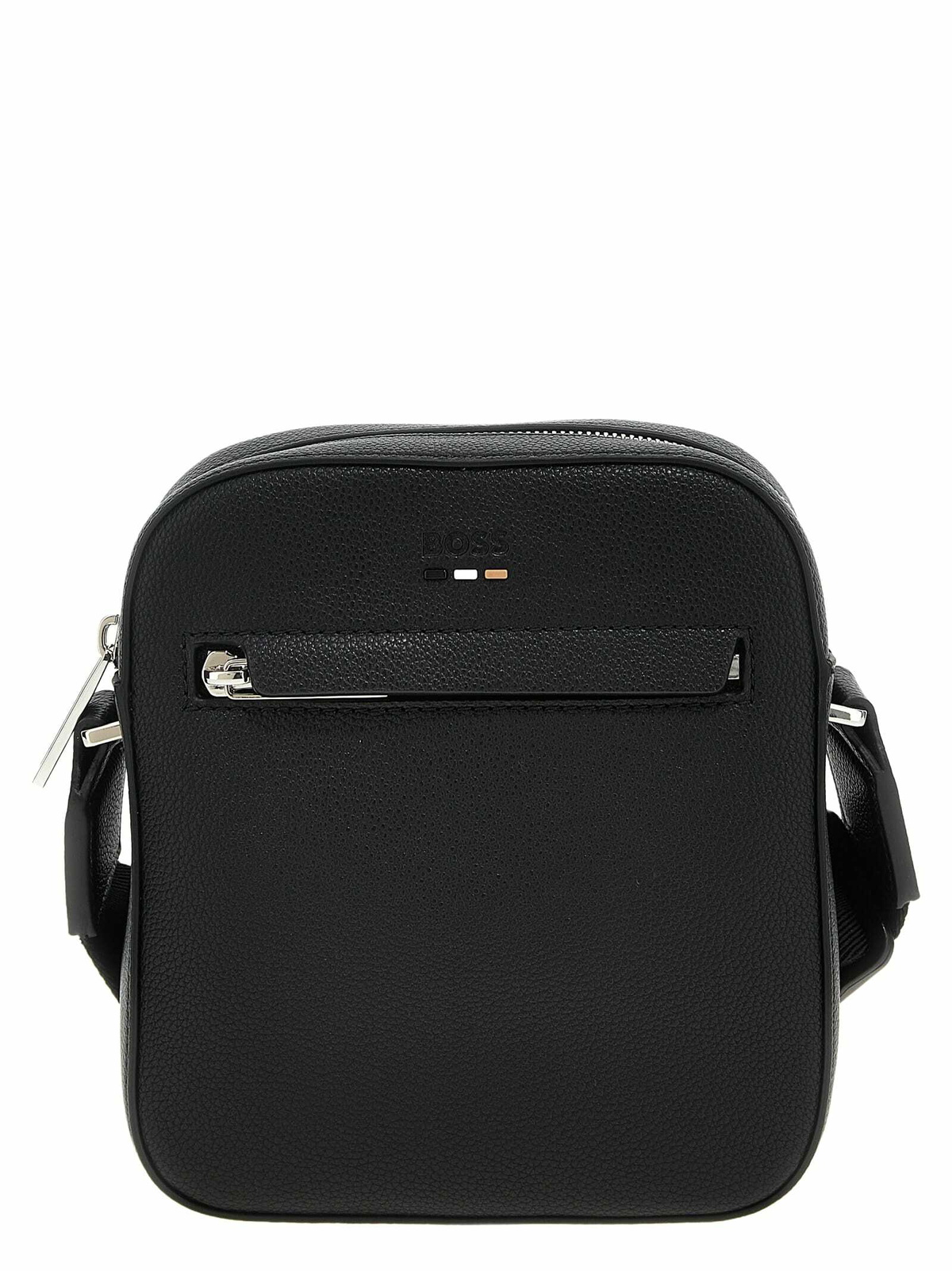 【送料&関税込】Hugo Boss Logo Debossed Zip-up Messenger Bag Hugo Boss Logo Debossed Zip-up Messenger Bag Hugo Boss