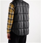 YMC - Cape Heights North Downs Quilted Nylon-Blend Ripstop Down Gilet - Black